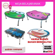 Meja Belajar Anak Lipat / Meja Lipat Kayu Karakter Anak / Meja Laptop / Meja Belajar Lipat