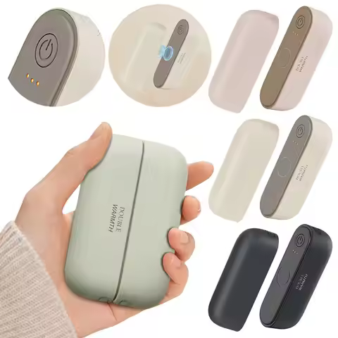 Portable Hand Warmers 2 in 1 Magnetic Rechargeable Electric Handwarmers Ergonomic Compact Pocket Hea
