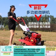 Get 10% coupon+a gift】ler Diesel Small Agricultural Plough Ground Plough Ditching Plough Multi-Funct