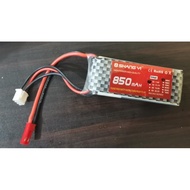 MERAH LP99 Battery Lipo Battery 7Volt 7V 2S 850mah 25C Red JST Connector