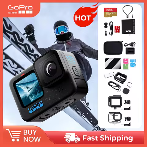 GoPro HERO12 Black Action Camera HyperSmooth 5.3K 60fps Video 27MP Go Pro12 5.3K Sport Camera