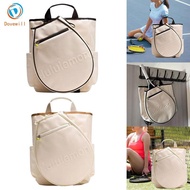 Dovewill Tennis Bag Side Pocket Backpack Back Pack Large Capacity 19L Gear Storage Bag for Women Men