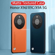 Honor X9d 2025 Casing For Huawei Honor X9d X9C X9A X 9C X 9D HonorX9d 5G Plain Matte Leather Texture