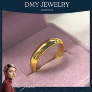 DMY Jewelry ทองคำแท้หลุดจำ/แหวนทอง/ความเรียบง่าย/แหวนทองไม่ลอก24k/แหวน คู่ กับ แฟน/แหวนมงคลนำโชค/ทองคำแท้ 1 สลึง/แหวนคู่แหวนแฟชั่น/เเหวนเท่ๆ