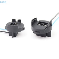 EONE 1Pcs Car Bulb Socket Lamp Holder H7 Car Light Bulb Socket Copper Wire Double Hole Plug Triangle Circle HOT