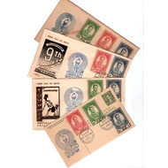 President Ramon Magsaysay 9th Anniversary of Philippine Republic FDC Cachet 3 Values