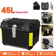 【TANKER ABS TOP BOX】45L Top Box Double-layer Waterproof Universal Motorcycle Box Motorcycle Aluminiu