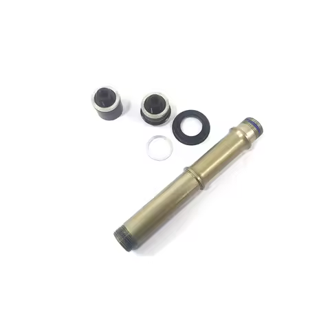 Novatec F482SB Rear Hub Axle 113mm*15mm*10mm and Black Side Caps QR Adaptors 47g Road Bicycle Parts