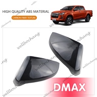 For Isuzu Dmax D-max 2021-2023+ Side Mirror Cover ( Carbon Fiber ) Ready Stock Sticker