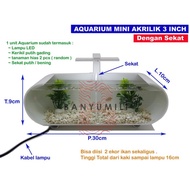Terlaris aquarium / aquarium mini / aquarium mini + sekat / aquarium
