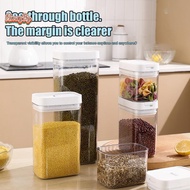 honeybird Plastic Sealed Jar Transparent Leakproof Moisture-Proof Kitchen Organizer Storage Box For 