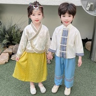 March 3 primary school students' class uniforms, e March 3 primary school students class uniforms Ethnic Style Kindergarten Performance Costumes Children's Tsuki Costumes Thai Style Dance Costumes Ready stock ✨0423✨