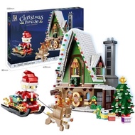 READY STOCK AND FAST DELIVERY CHRISTMAS SANTA HOUSE 90012 (1495 PCS)