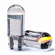 (2 Pcs) LED T10 LED T10 RESIN LED T10 FULL GLASS 360' TWILIGHT LIGHTS LED SPEEDOMETER TURN SIGNAL LI