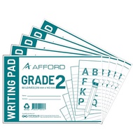 Afford Grade 2 Writing Pad 80LVS 5pads/pack
