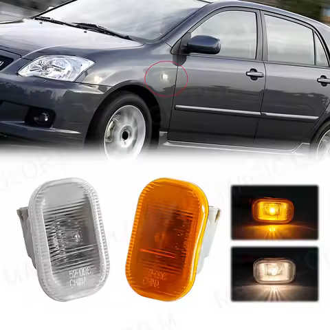 Car Front Bumper Side Marker Turn Signal Lamp For TOYOTA Corolla 2004 2005 2006 Vios Axp4 Scp4 2002 