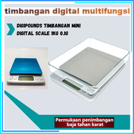 COD Taffware Digipounds Timbangan Mini Digital Scale / timbangan digital murah promo gram mini dapur