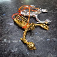 Hanuman car hanging keychain nee arrival in gold and silver