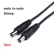 1m DC male to male to female 20awg 22awg Extension Cord Wire Power supply connector Cable For Camera