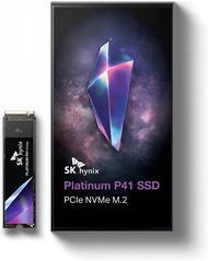 SK hynix Platinum P41 500GB PCIe NVMe Gen4 M.2 2280 Internal Gaming SSD Up to 7000MB/S Compact M.2 S