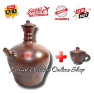 CLAY JUG + CUP | TRADITIONAL KENDI | GORGEOUS KENDI| LAND REMIT