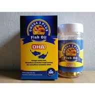 Omega 3 Plus Fish Oil Dha - 100 Capsules