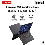 Lenovo ThinkPad P16 Engineering Workstation | i7 12th Gen 8GB RTX A2000 | 32GB RAM 1TB SSD | 2 Years
