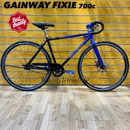 NEW MODEL GAINWAY FIXIE 700c/Fixie/Fixed/Fixie gear/basikal racing/stunami/