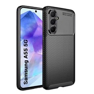 Shock Proof Aramid Carbon Fibre Rugged Back Cover Case Compatible with SAMSUNG A55 5G / A35 5G / A25