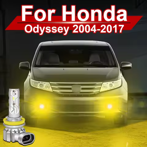 For Honda Odyssey RC1 RC2 RB3 RB4 LED Fog Lights Front Fog Lamp Odyssey 2004-2020 2008 2009 2010 201