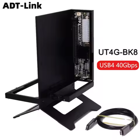 UT4G External Graphics EGPU Adapter USB4/Thunderbolt-4/3 TB3/TB4 to PCIe x16 PCI-E 4.0 x4 GPU Dock N