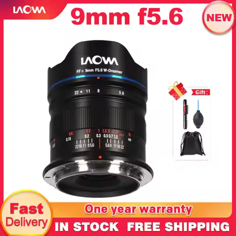 Venus Optics Laowa 9mm f/5.6 FF RL Camera Lens MF for Nikon Z for Sony E for Leica L Leica M Black S