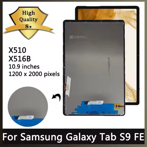 10.9“New For Samsung Tab S9 FE X510 X516 LCD Display Touch Screen Digitizer For Samsung Tab S9FE 5G 