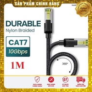 High quality Ugreen Nylon sheathed Cat7 network cable 1M - 10M long, bandwidth 10Gbps 600MHZ Cat 7 C