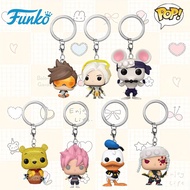 Funko POP Disney Dragon Ball Kimetsu No Yaiba Donald Duck Watch Pioneer Keychain Handbag Pendant