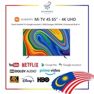 📺[Mi TV] Xiaomi Mi TV 4S 65-inch, Smart Android TV (4K Display, Built-in YouTube &amp; Netflix) 1 Year Warranty