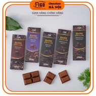 [Chính hãng] Combo 4 Thanh Socola đen Figo 20gr | 4 Dark Chocolate đủ các vị từ 70% cacao 85% 90% và