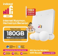 Indosat HiFi Air B313 Modem WiFi Router Wireless 4G Free Tri Indosat 180GB Powered By Huawei
