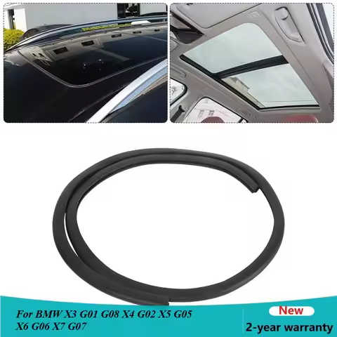 Rubber Front Black Sealing Glass Cover Sunroof Strip For BMW X3 G01 G08 X4 G02 X5 G05 X6 G06 X7 G07 