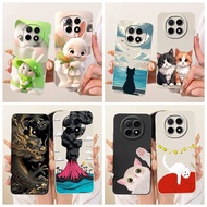 For OPPO F29 Pro Case Lovely Cat Rabbit Cool Dragon Cartoon Cover Soft Silicone Fundas For OPPO F29 