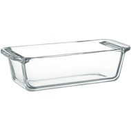 Iwaki Heat-Resistant Glass Cake Mold Pound Cake Mold Square 18×8cm BC211