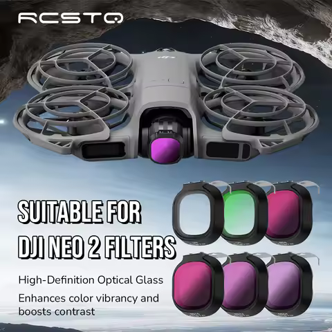 RCSTQ Drone Lens Filter Set for DJI Neo2 ND Filter Kit ND8 ND16 ND32 CPL UV Filter Camera Anti-glare