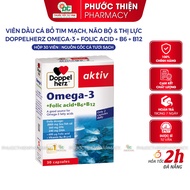 Doppelherz Omega 3 Folic acid B6 B12 omega 3 fish oil capsules Germany box of 30 capsules