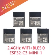 5Pcs ESP32-C3-MINI-1 BLE 5.0 WiFi+Bluetooth-compatible Wireless Module ESP32-C3 4MB Flash Integrated
