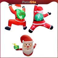 [PETSOLA] Inflatable Santa Claus Outdoor Inflatable Santa Christmas Inflatable Santa Claus Holiday D