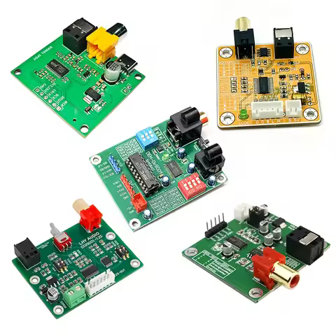 DIR9001 Digital Audio Interface Board SPDIF to I2S Converter for CD/LD Player DAC Upgrade Optical Co
