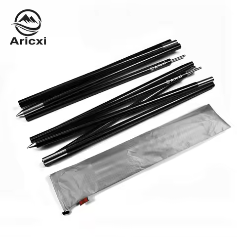 Aricxi 2 pack High Quality Outdoor Ultralight 7075 Aluminium Alloy Sun Shelter Support Rod Pole tarp