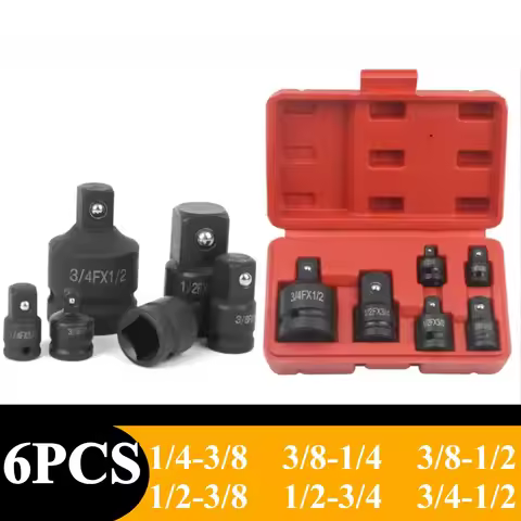 Socket Convertor Adaptor 3/4 1/2 3/8 1/4 inch Air Wrench Joints Ratchet Drive Adapter Socket Adaptor