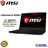 MSI GF63 8RD-092PH 15.6  FHD Gaming Laptop wih Coffeelake Refresh i5-8300H Processor, DDR4 4GB+4GB