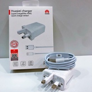 Huawei 22.5W/40W/66W Super Fast Charging Charger Travel Adapter UK Plug With 5A Type C Cable For Hua